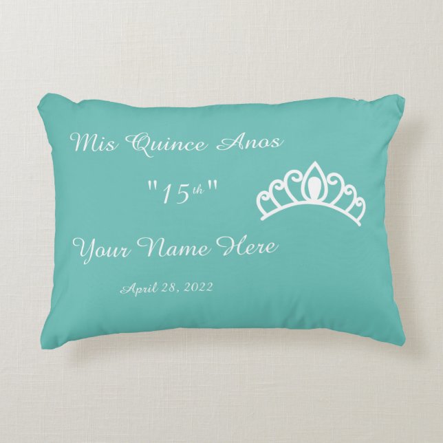 Mis Quince Anos Pillow Accent Kussen (Voorkant)