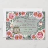 Mis Quince Anos, Princess Verjaardagsuitnodiging Kaart (Achterkant)