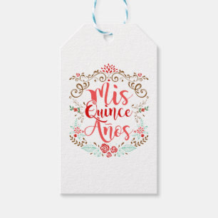 Mis Quince Anos Quinceanera 15th Birthday Cadeaulabel