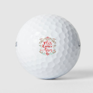 Mis Quince Anos Quinceanera 15th Birthday Golfballen