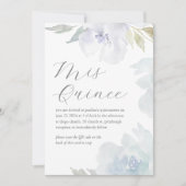 Mis Quince Bloemen Verjaardag Quinceañera QR Code Kaart (Voorkant)