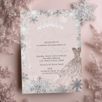 Mis Quince Blush Winter Sneeuwvlok Quinceanera