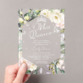 Mis Quince | Butterfly Floral Quinceañera Spaans Acryl Uitnodigingen (Insitu (Draagbaar))