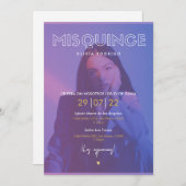 Mis Quince disease moderno con foto Kaart (Voorkant / Achterkant)