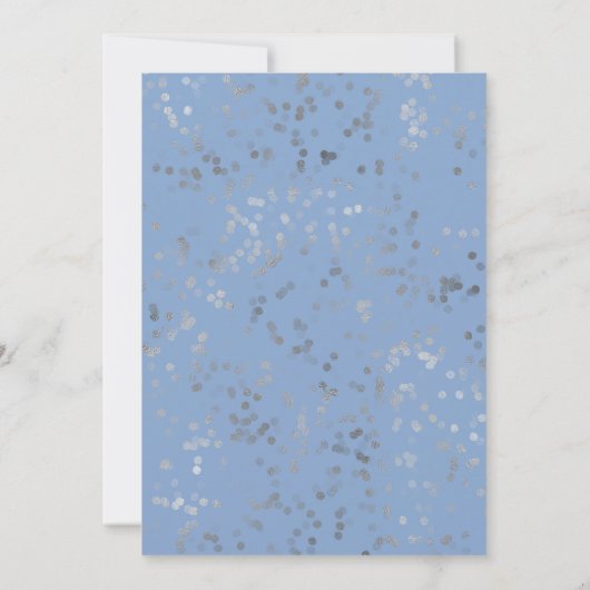 Mis Quince Fotouitnodiging Spaans Dusty Blue Kaart (Achterkant)