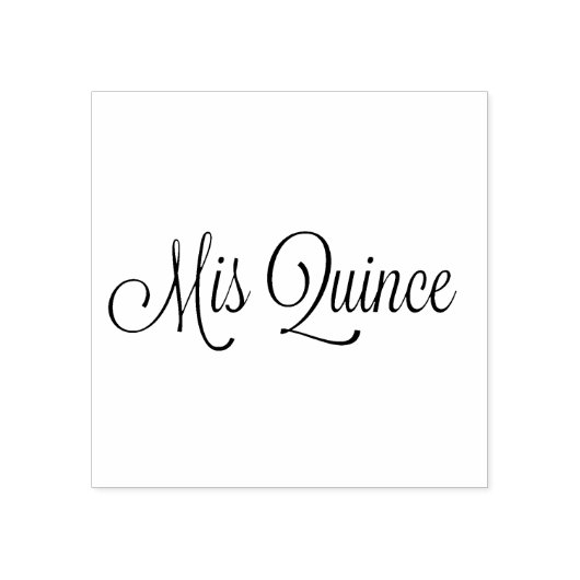 Mis Quince - houtstempel Rubberstempel (Afrduk)