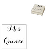 Mis Quince - houtstempel Rubberstempel (Gestempeld)