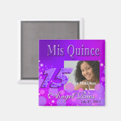 Mis Quince I fotofeestmagneet Magneet (Voorkant / Achterkant)