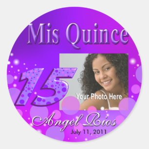 Mis Quince I Photo Party Sticker