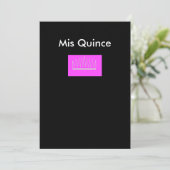 Mis Quince Kaart (Staand voorkant)