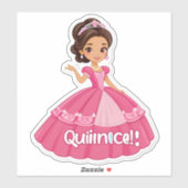Mis Quince, Mis Reglas!" (Quinceañera) Sticker (Vel)