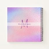 Mis Quince Quinceanera jurk GASTENBOEK Op maat gem Notitieboek (Achterkant)