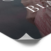 Mis Quince Quinceanera welcome sign with photo Poster (Hoek)