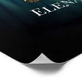 Mis Quince Quinceanera welkomstbord met foto Poster (Hoek)