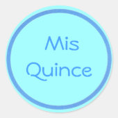 Mis Quince stickers (Voorkant)