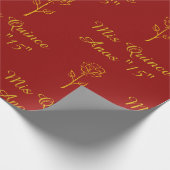 Mis Quince Wrapping Paper Cadeaupapier (Hoek)