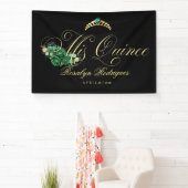 Mis Quince zwart groen Welkomstbord Spandoek (Insitu)