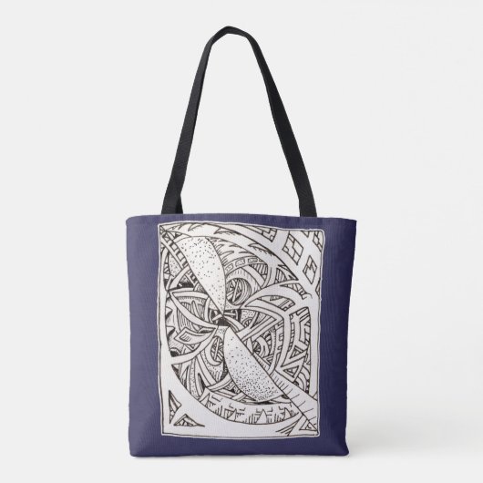 Mis-spliced, van Brian Benson Tote Bag (Achterkant)