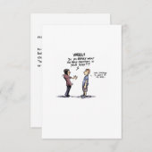 'Mis-treat' Funny Cancer Kaart (Voorkant / Achterkant)