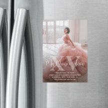 Mis XV Años Bewaar de datum Moderne foto Quinceañe