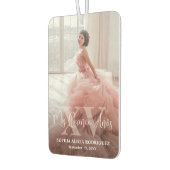 Mis XV Años Quinceañera 15e verjaardag 2 foto auto Luchtverfrisser (Links)