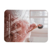 Mis XV Años Quinceañera Foto 15e Verjaardagsfeest Magneet (Horizontaal)