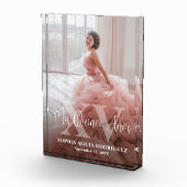 Mis XV Años Quinceañera Keepsake 15e verjaardag Fotoblokken (Rechts)