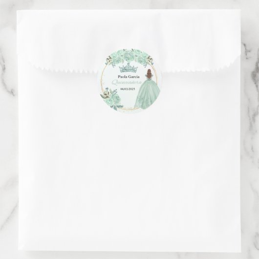 MIS XV-stickers Ronde Sticker (Tas)