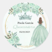 MIS XV-stickers Ronde Sticker (Voorkant)