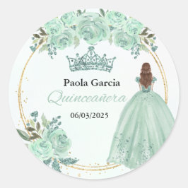 MIS XV-stickers Ronde Sticker