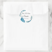 mis XV-stickers Ronde Sticker (Tas)