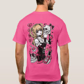 Misa Gótica Chica Anime T-shirt (Achterkant)