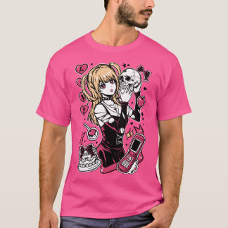 Misa Gótica Chica Anime T-shirt