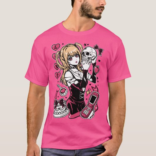 Misa Gótica Chica Anime T-shirt (Voorkant)