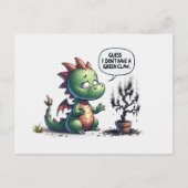 Misadventure van een kleine draak briefkaart (Voorkant)