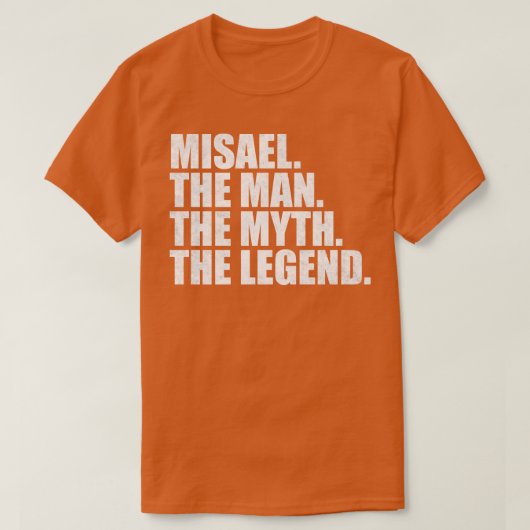 MisaelMisael Naam Misael voornaam T-shirt (Design voorkant)
