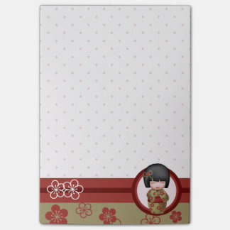 Misaki de kokeshi pop post-it® notes