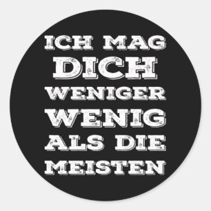 Misanhrope Introverted I Like You Ronde Sticker