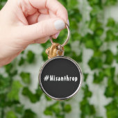Misantroop zwarte edele sleutelhanger (Hand)