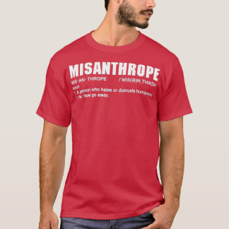 Misantrope definitie t-shirt