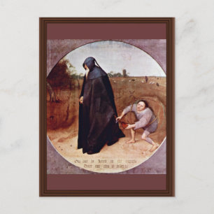 Misantrope door Bruegel D. Ä. Pieter (beste kwalit Briefkaart