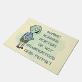 Misbegrepen zombies deurmat (Schuin)