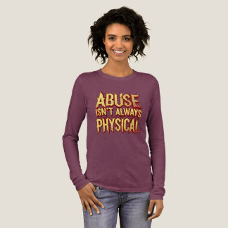 "Misbruik is niet altijd fysiek" – Emotioneel T-sh Tri-Blend Shirt