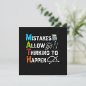 MISBRUIK MAAKT DENK MOGELIJK - Lagere Wiskunde Kaart (Staand voorkant)