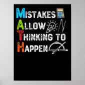 MISBRUIK MAAKT DENK MOGELIJK - Lagere Wiskunde Poster (Voorkant)