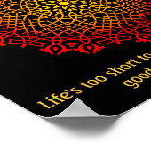 Misbruik Survivors Mandala Inspirerend Poster (Hoek)