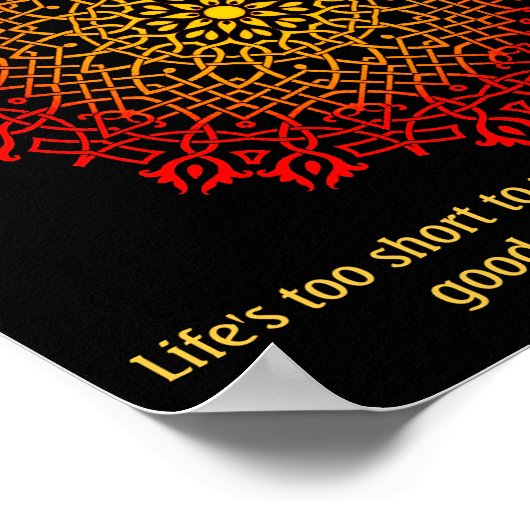 Misbruik Survivors Mandala Inspirerend Poster (Hoek)