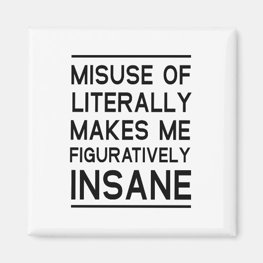 Misbruik van letterlijk magneet (Voorkant)