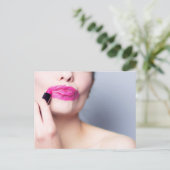Misbruik van lipstick-briefkaart briefkaart (Staand voorkant)