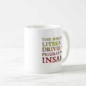 Misbruik van Literally Funny Mug Koffiemok (Voorkant rechts)